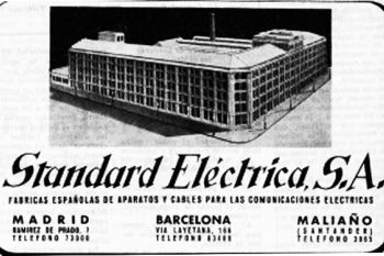 Publicidad de Standard Eléctrica